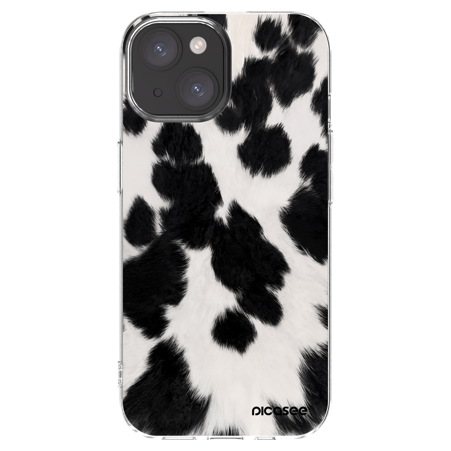 Picasee διαφανής θήκη σιλικόνης Apple iPhone 15 - Black Moo