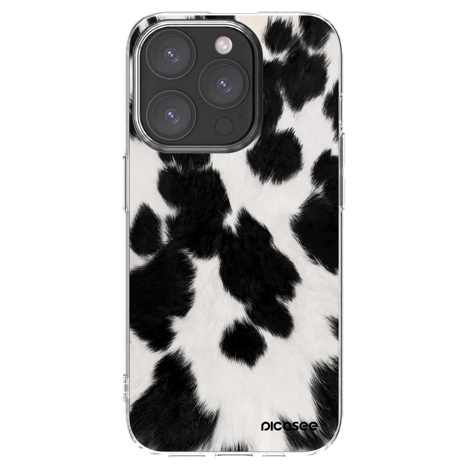 Picasee διαφανής θήκη σιλικόνης Apple iPhone 15 Pro - Black Moo