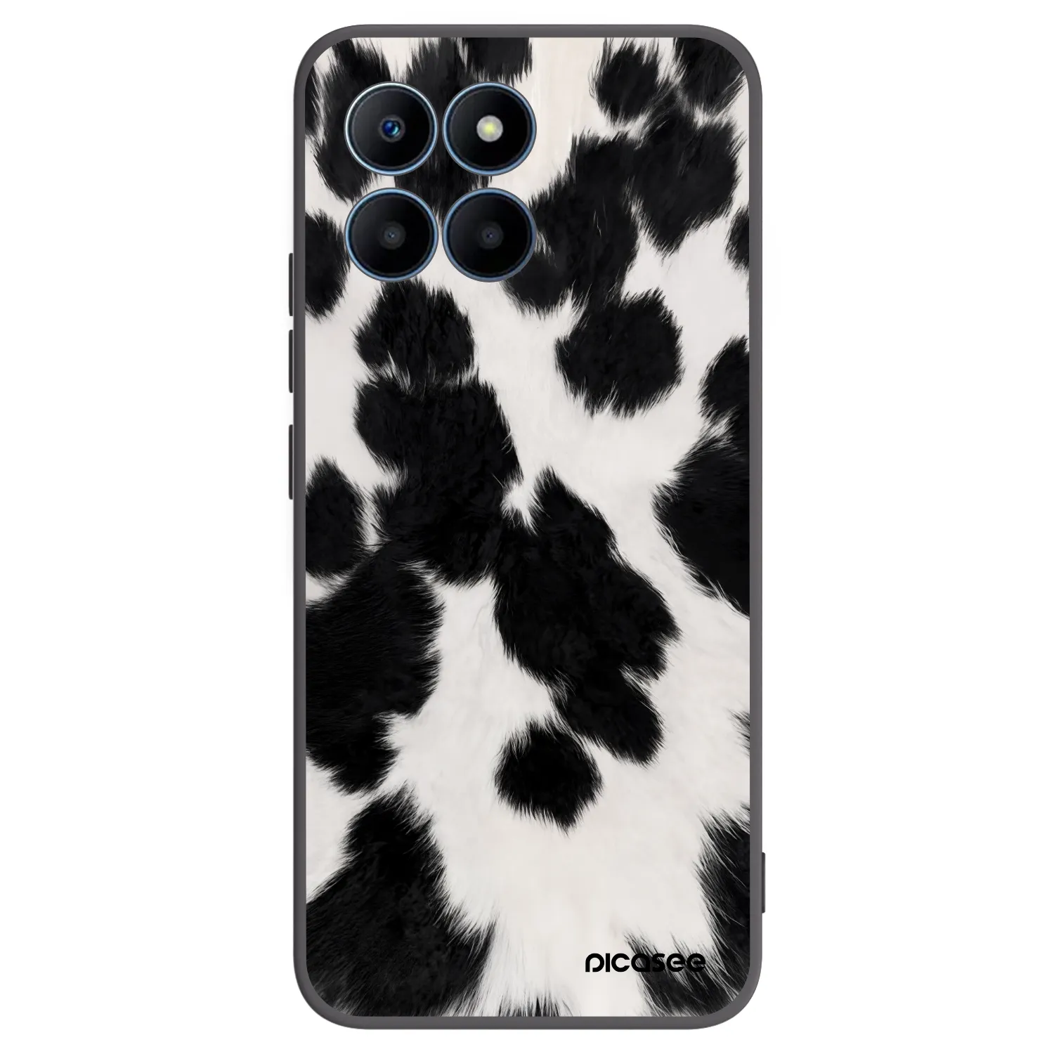 Picasee Μαύρη θήκη σιλικόνης για Honor 70 Lite - Black Moo