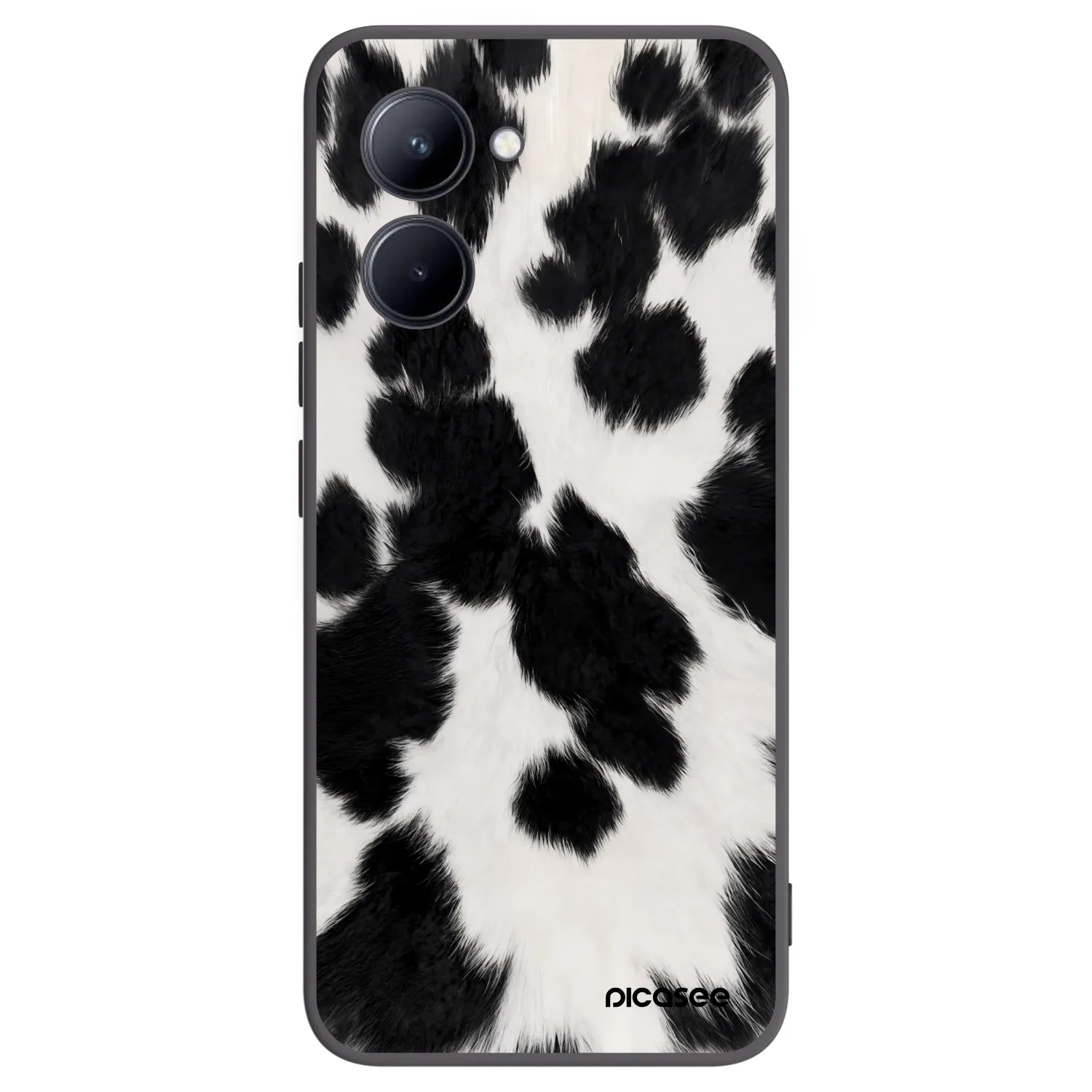 Picasee Μαύρη θήκη σιλικόνης για Realme C33 (2023) - Black Moo