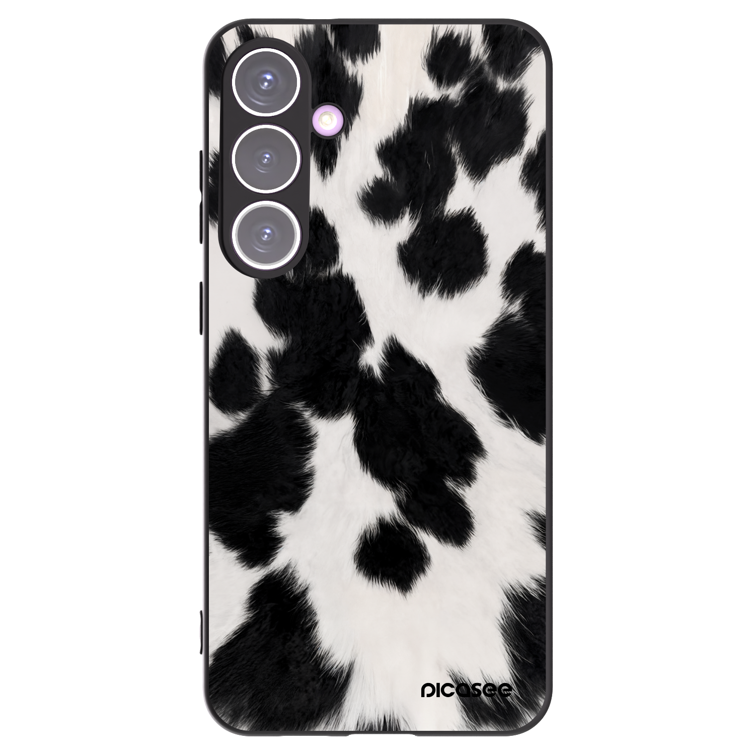 Picasee Μαύρη θήκη σιλικόνης για Samsung Galaxy S24+ S926B 5G - Black Moo