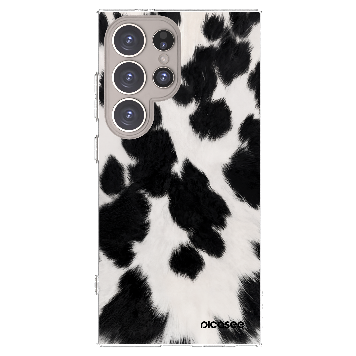 Picasee διαφανής θήκη σιλικόνης Samsung Galaxy S24 Ultra S928B 5G - Black Moo