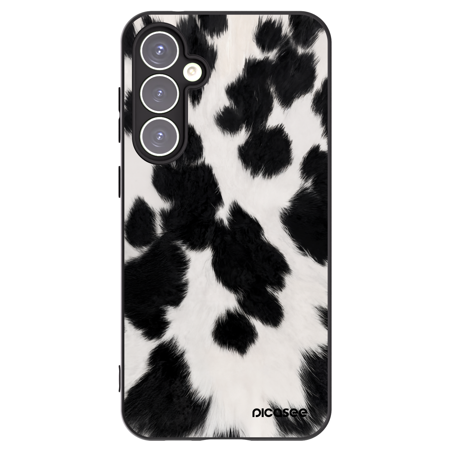 Picasee Μαύρη θήκη σιλικόνης για Samsung Galaxy S23 FE S711B - Black Moo
