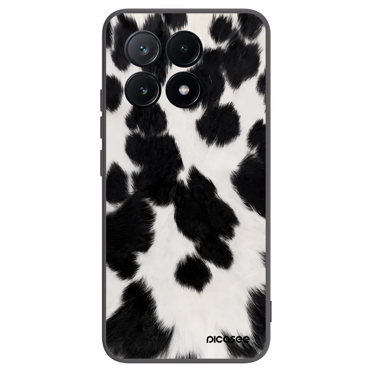 Picasee Μαύρη θήκη σιλικόνης για Xiaomi Poco X6 Pro - Black Moo