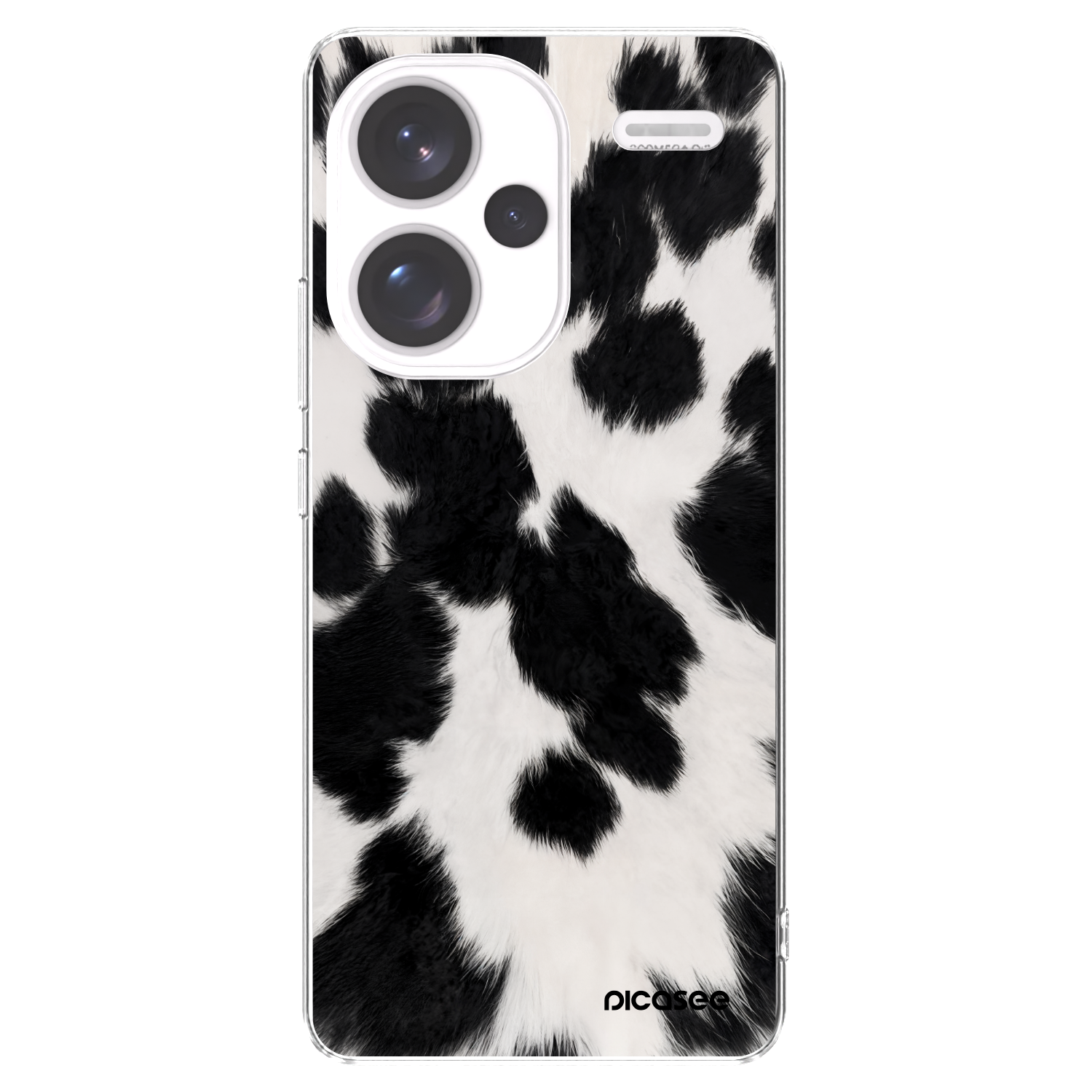 Picasee διαφανής θήκη σιλικόνης Xiaomi Redmi Note 13 Pro+ 5G - Black Moo