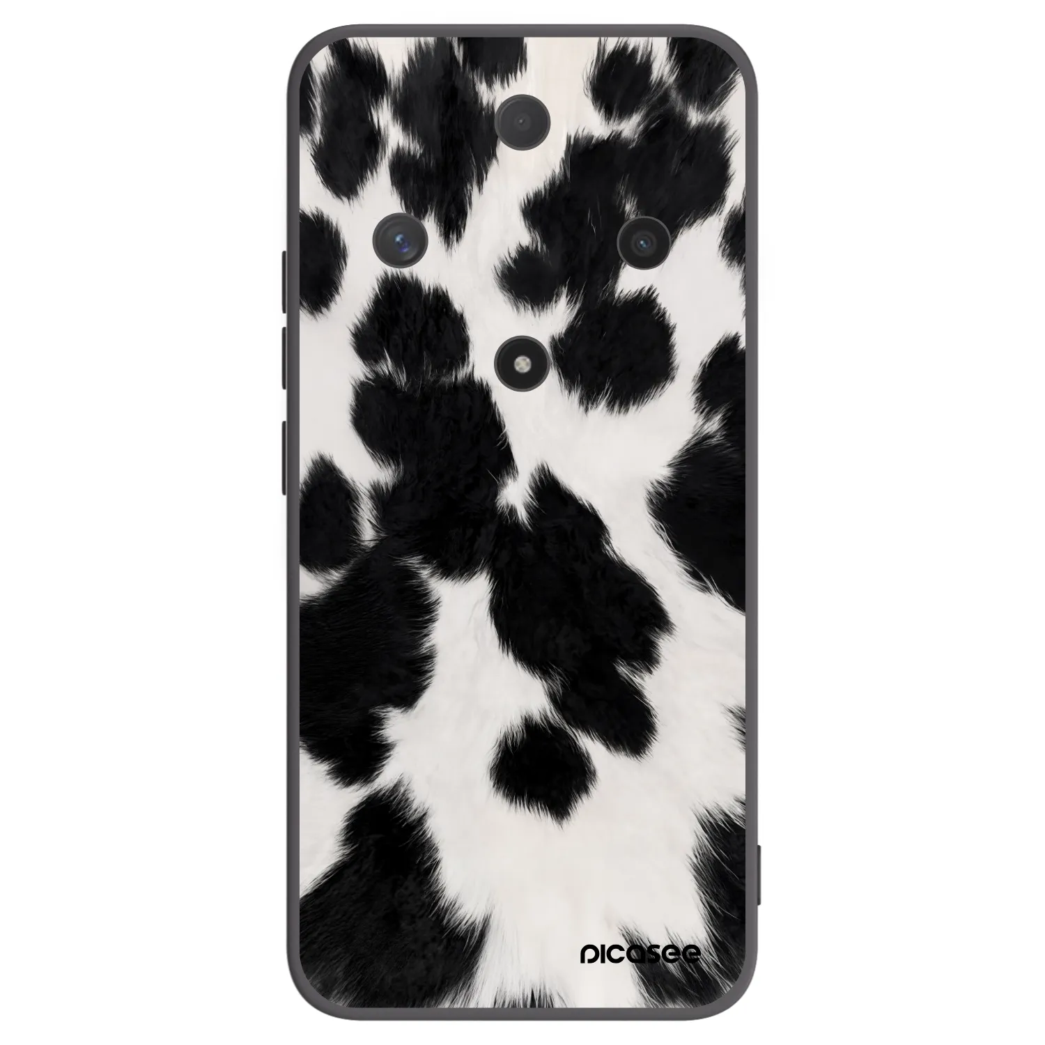 Picasee Μαύρη θήκη σιλικόνης για Honor Magic6 Lite 5G - Black Moo
