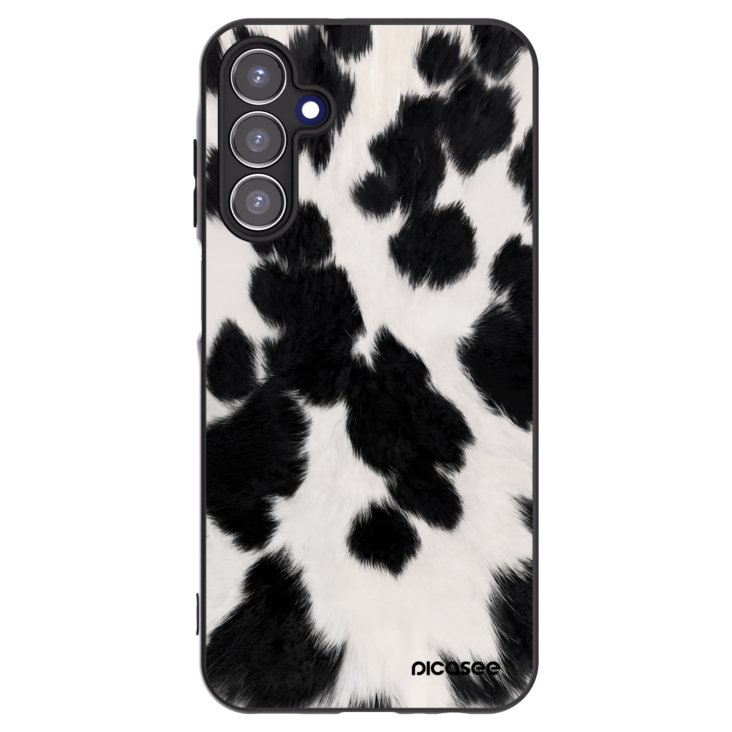 Picasee Μαύρη θήκη σιλικόνης για Samsung Galaxy A15 A155F 4G - Black Moo