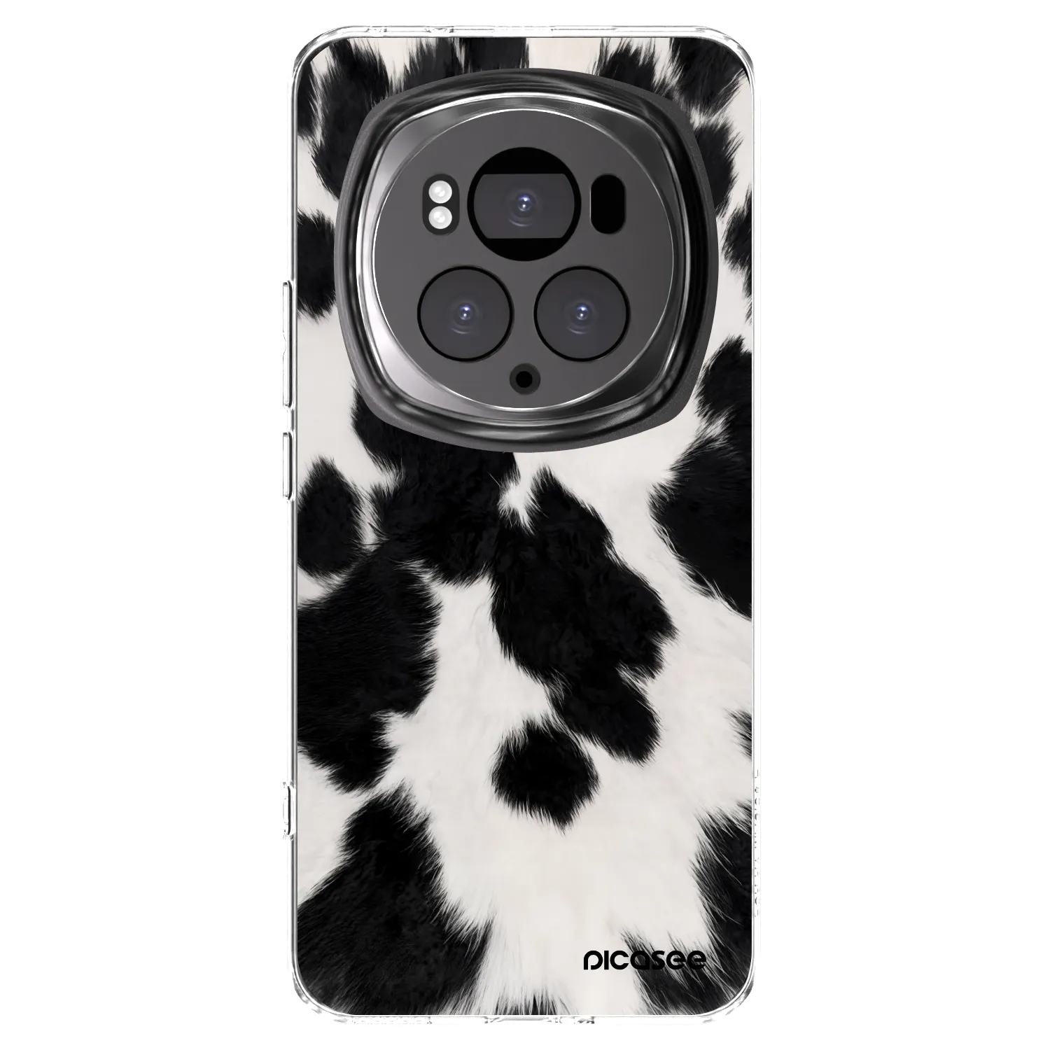 Picasee διαφανής θήκη σιλικόνης Honor Magic6 Pro - Black Moo
