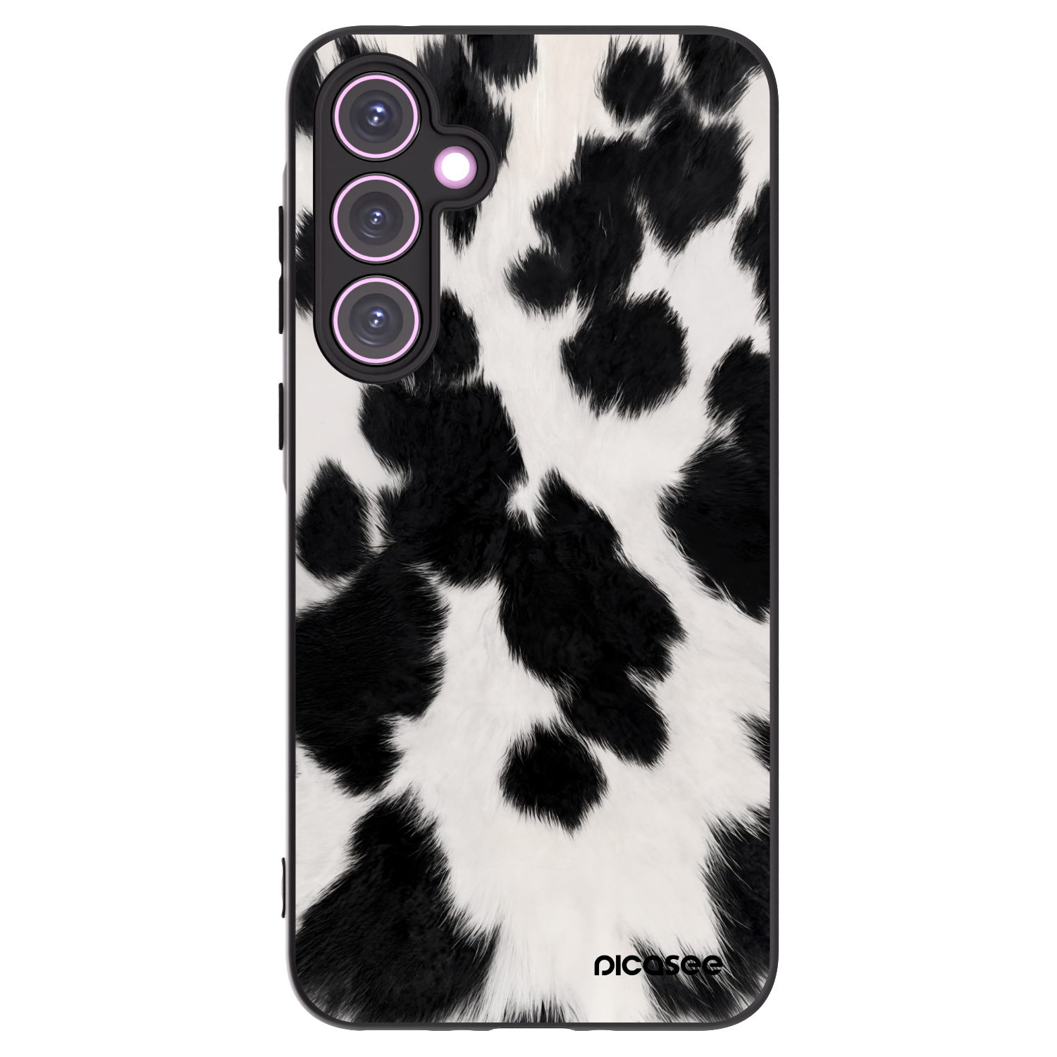 Picasee Μαύρη θήκη σιλικόνης για Samsung Galaxy A35 5G A356B - Black Moo