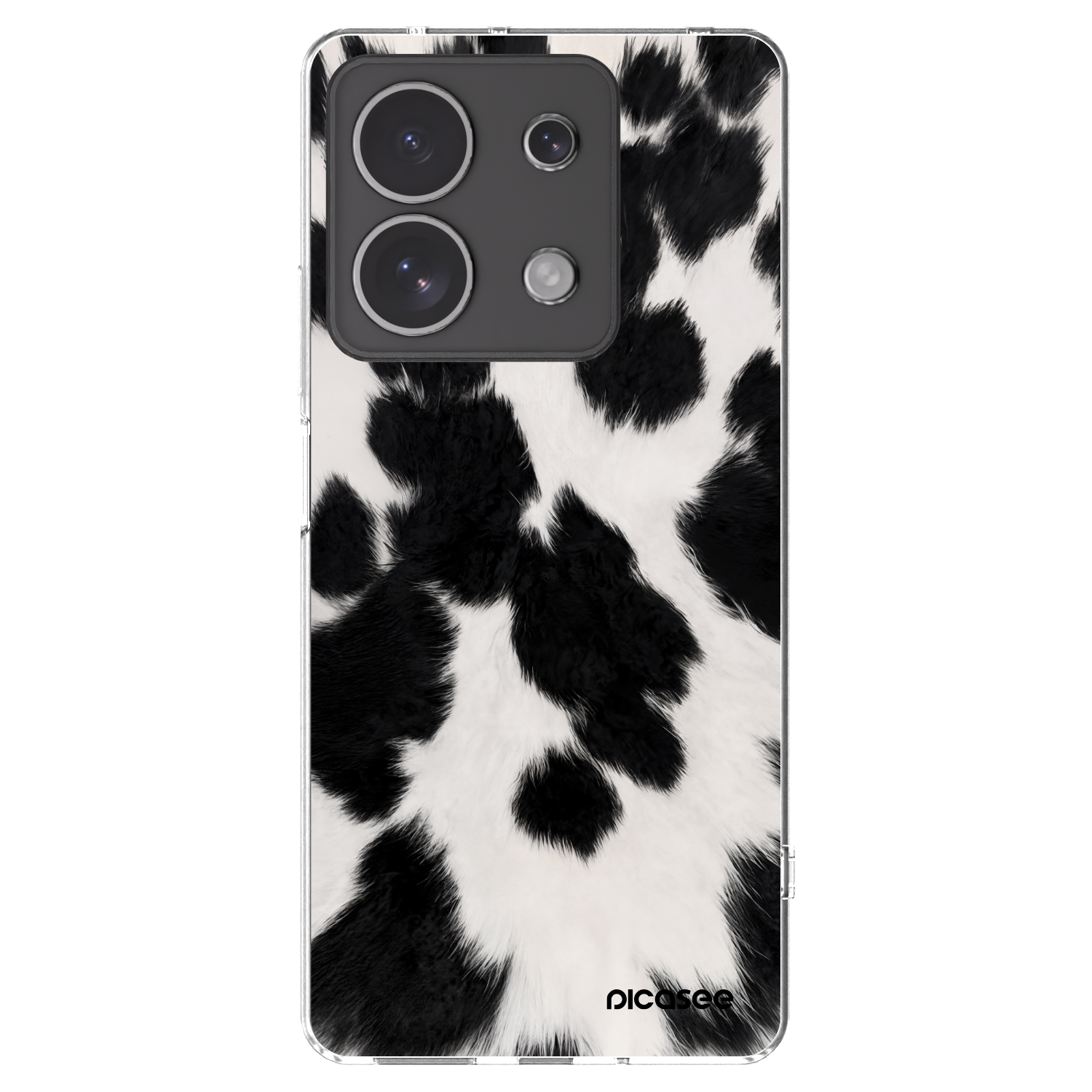 Picasee διαφανής θήκη σιλικόνης Xiaomi Redmi Note 13 4G - Black Moo