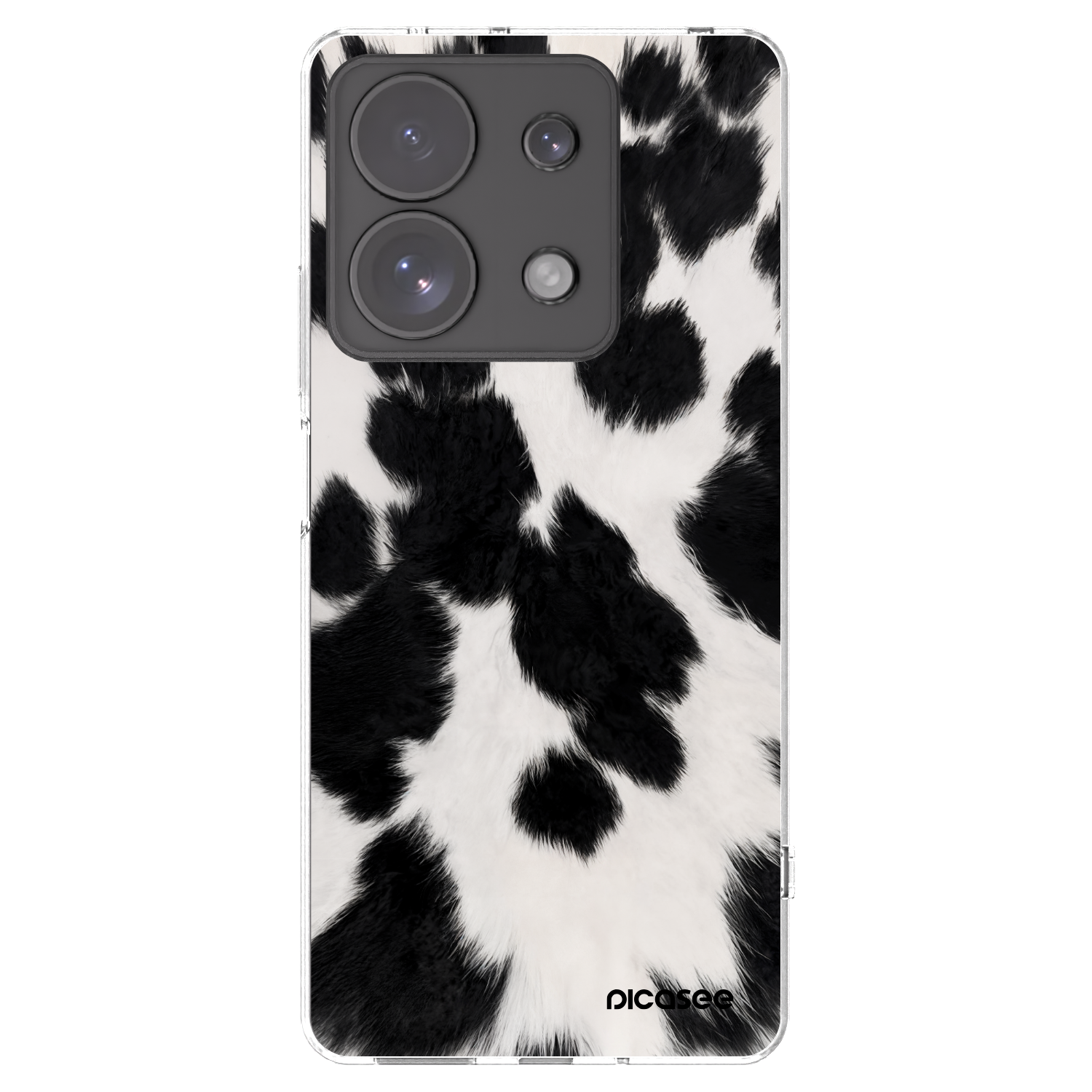 Picasee διαφανής θήκη σιλικόνης Xiaomi Redmi Note 13 Pro 4G - Black Moo