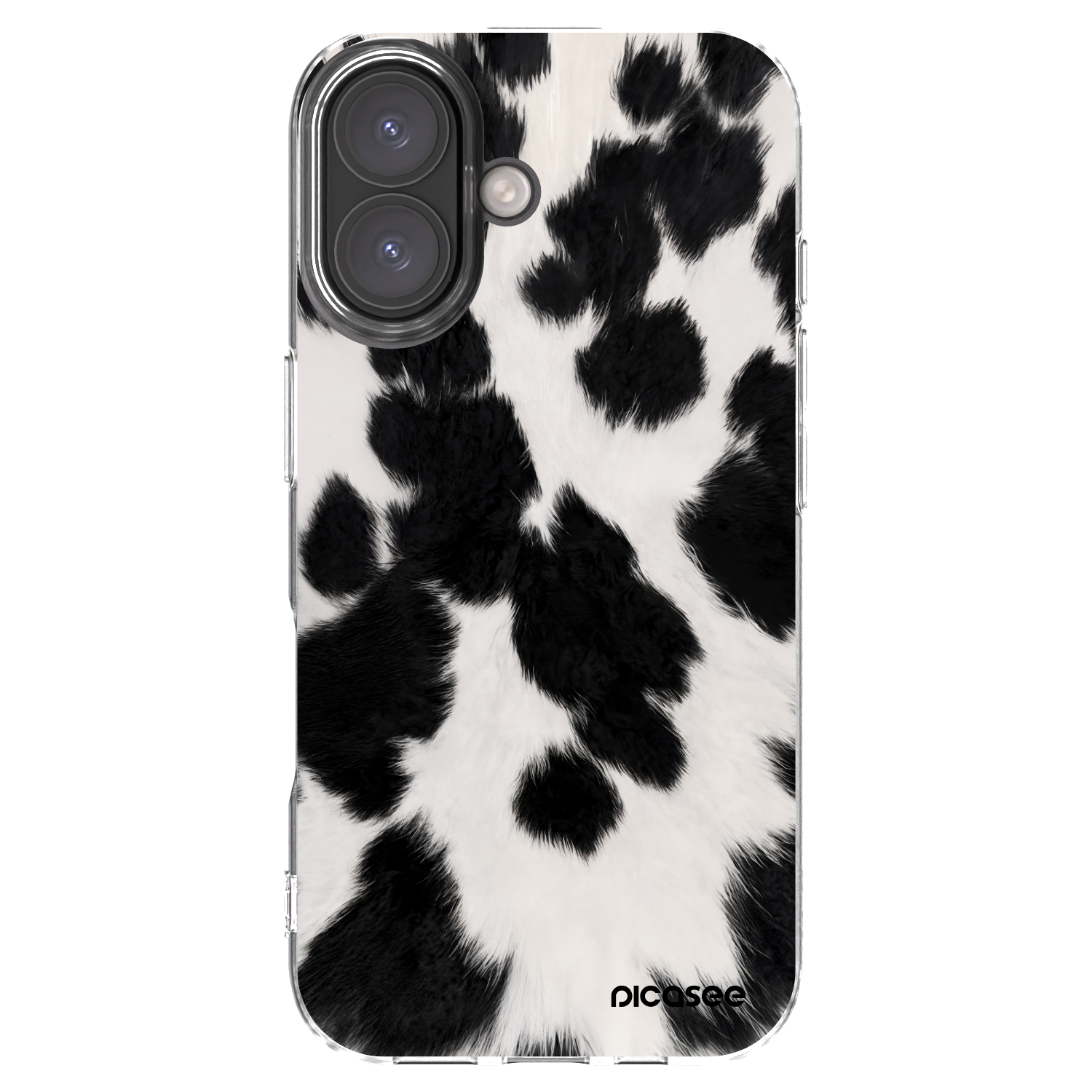 Picasee διαφανής θήκη σιλικόνης Apple iPhone 16 - Black Moo
