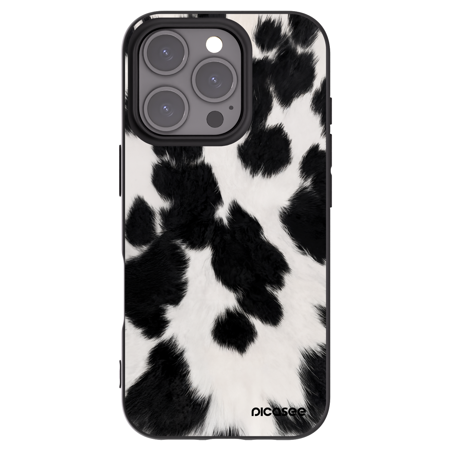 Picasee Μαύρη θήκη σιλικόνης για Apple iPhone 16 Pro - Black Moo