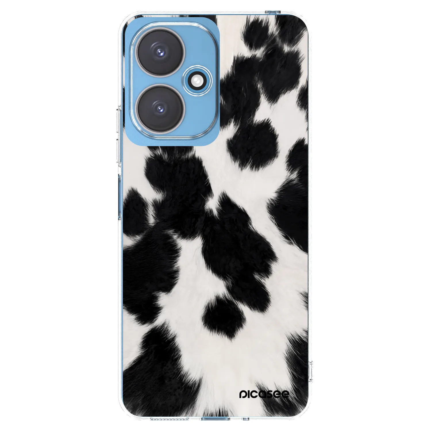 Picasee διαφανής θήκη σιλικόνης Xiaomi Redmi 13C 5G - Black Moo