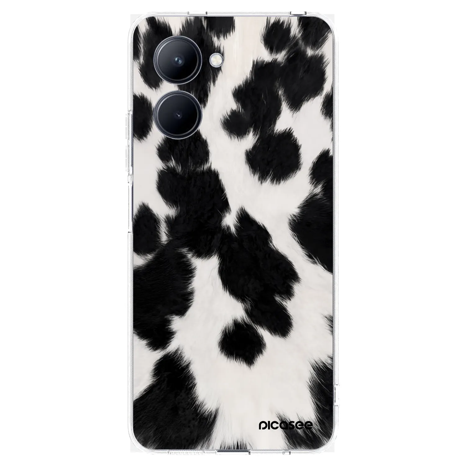 Picasee διαφανής θήκη σιλικόνης Realme C33 (2023) - Black Moo
