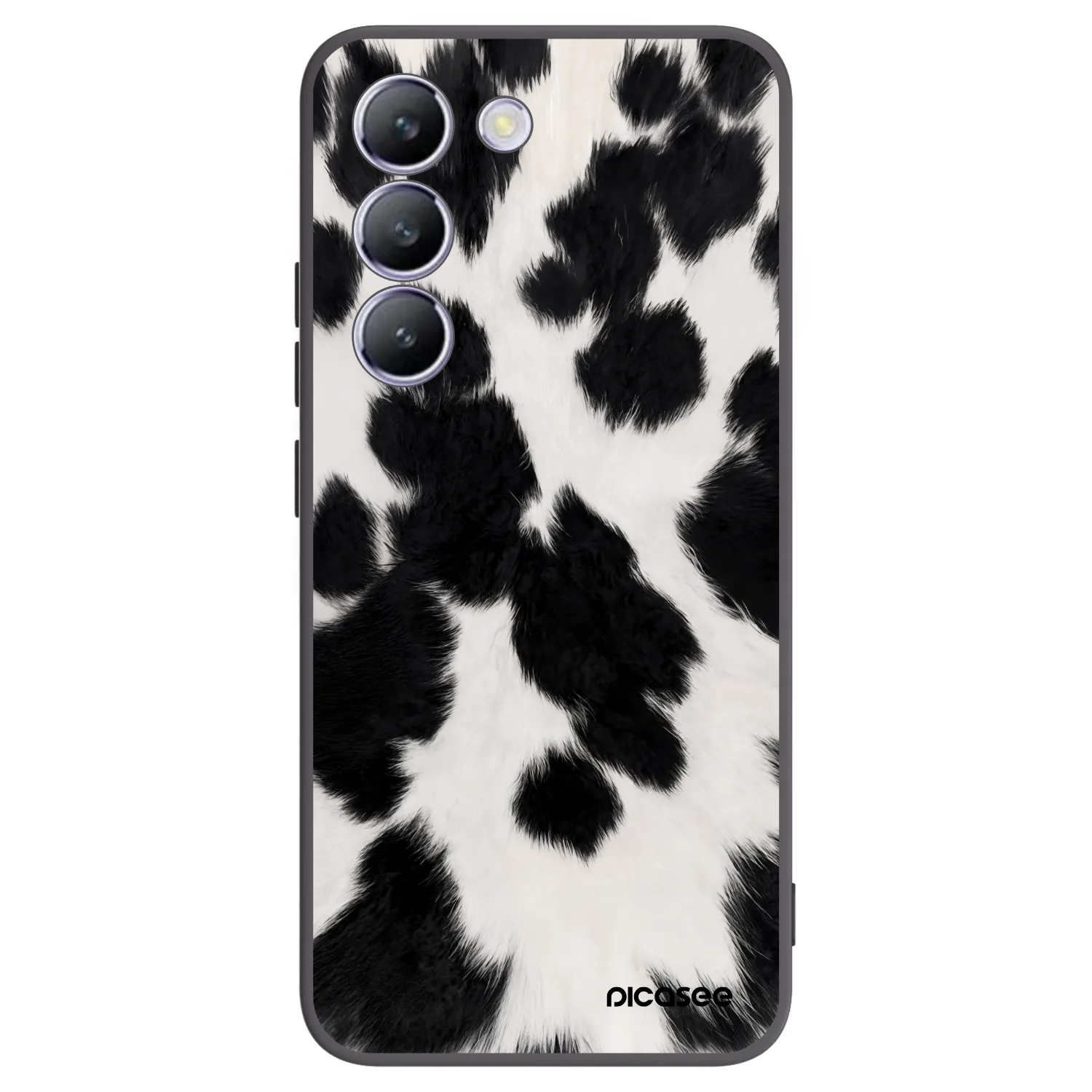 Picasee Μαύρη θήκη σιλικόνης για Vivo V40 SE 5G - Black Moo