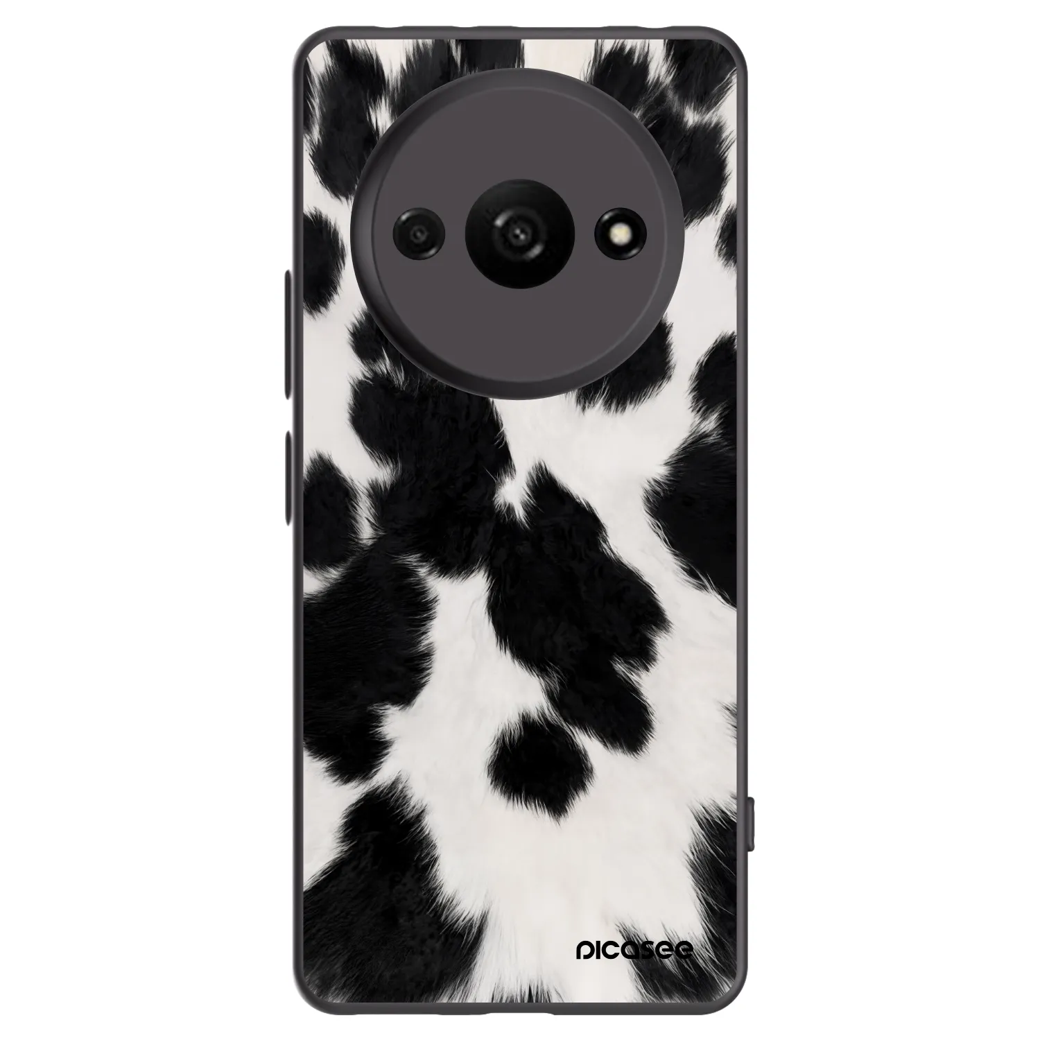 Picasee Μαύρη θήκη σιλικόνης για Xiaomi Redmi A3 - Black Moo