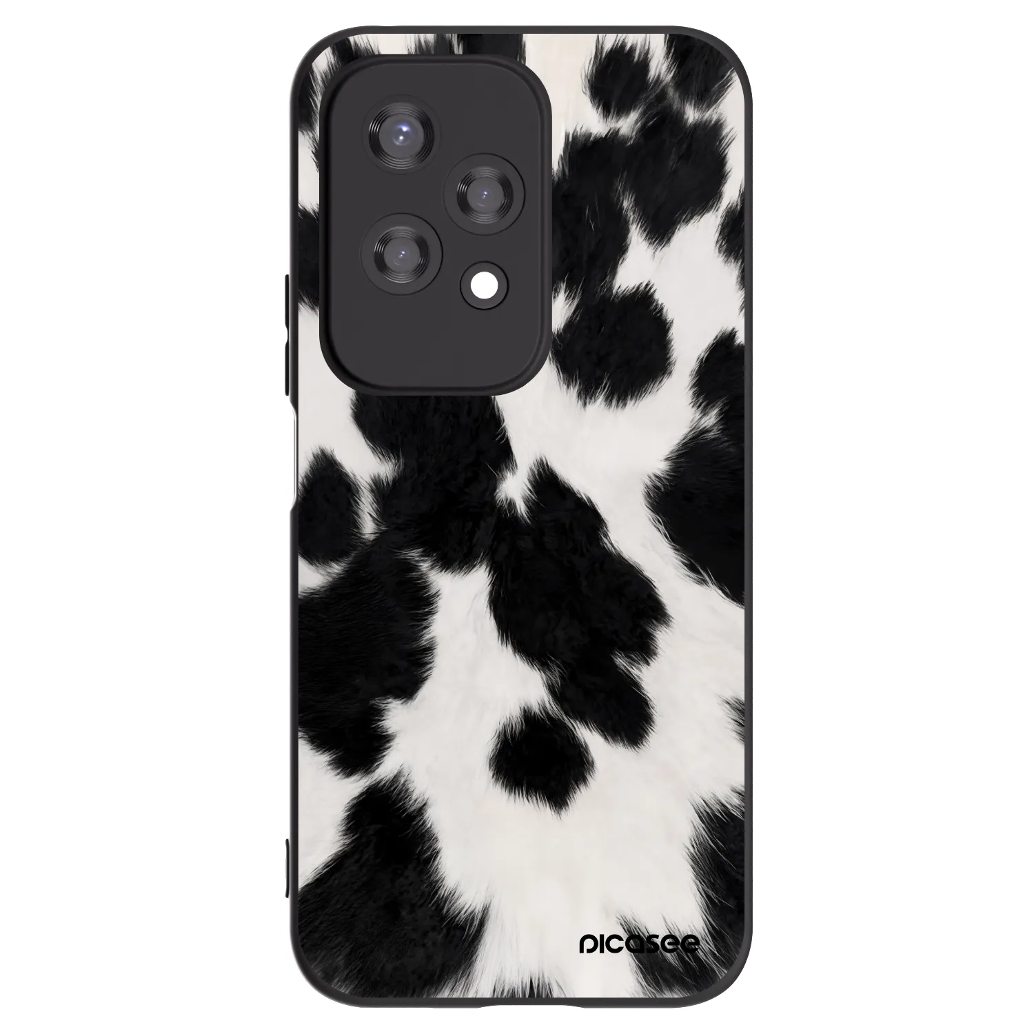 Picasee Μαύρη θήκη σιλικόνης για Honor 200 Lite - Black Moo