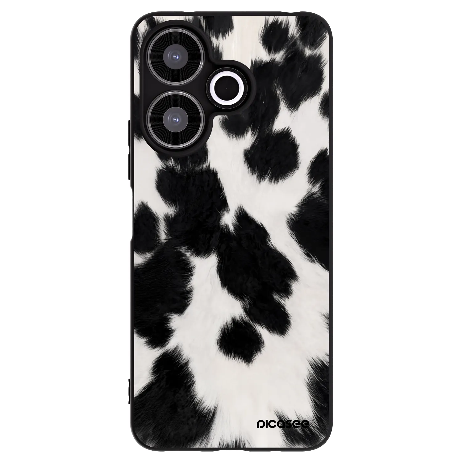 Picasee Μαύρη θήκη σιλικόνης για Xiaomi Redmi 13 4G - Black Moo