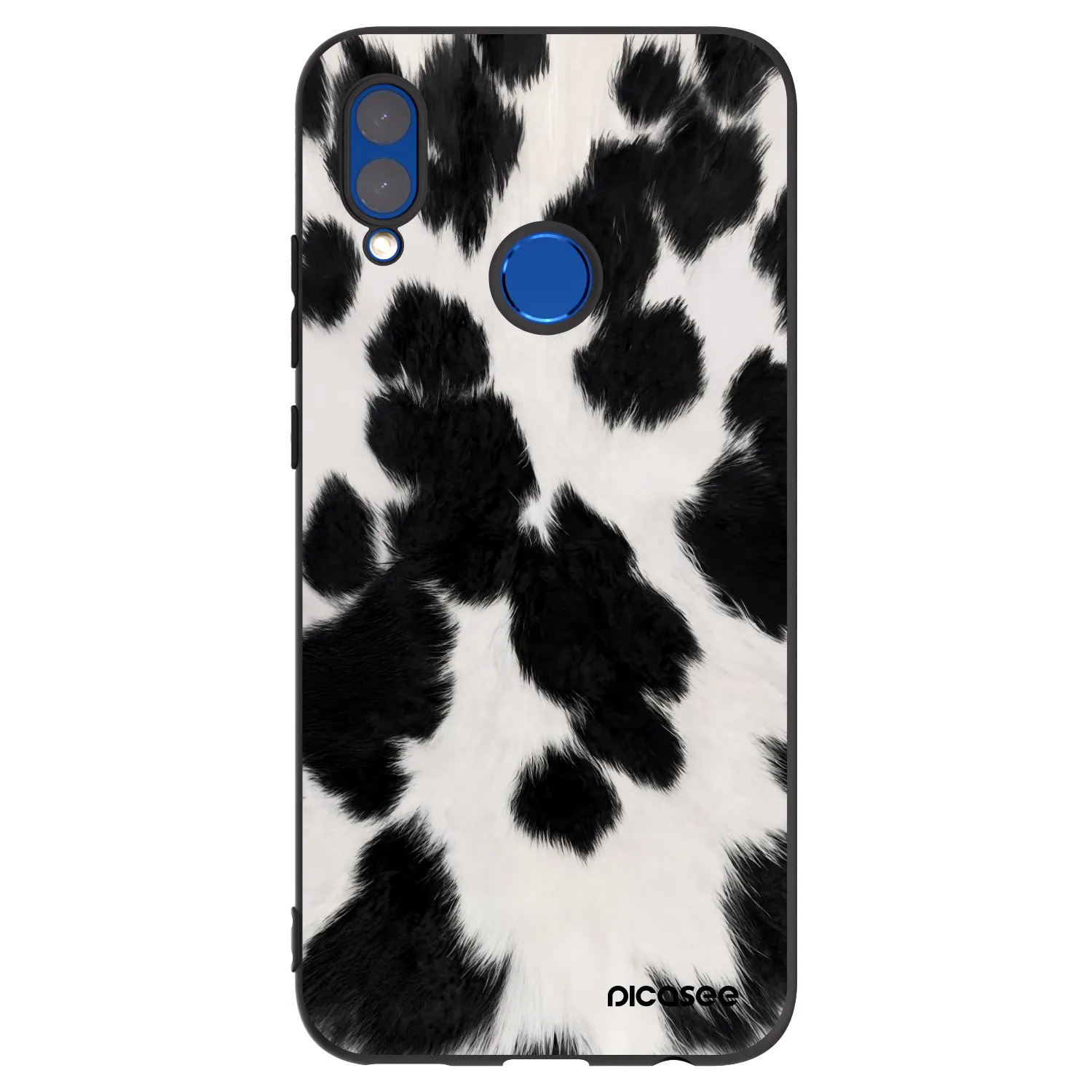 Picasee Μαύρη θήκη σιλικόνης για Huawei P Smart 2019 - Black Moo