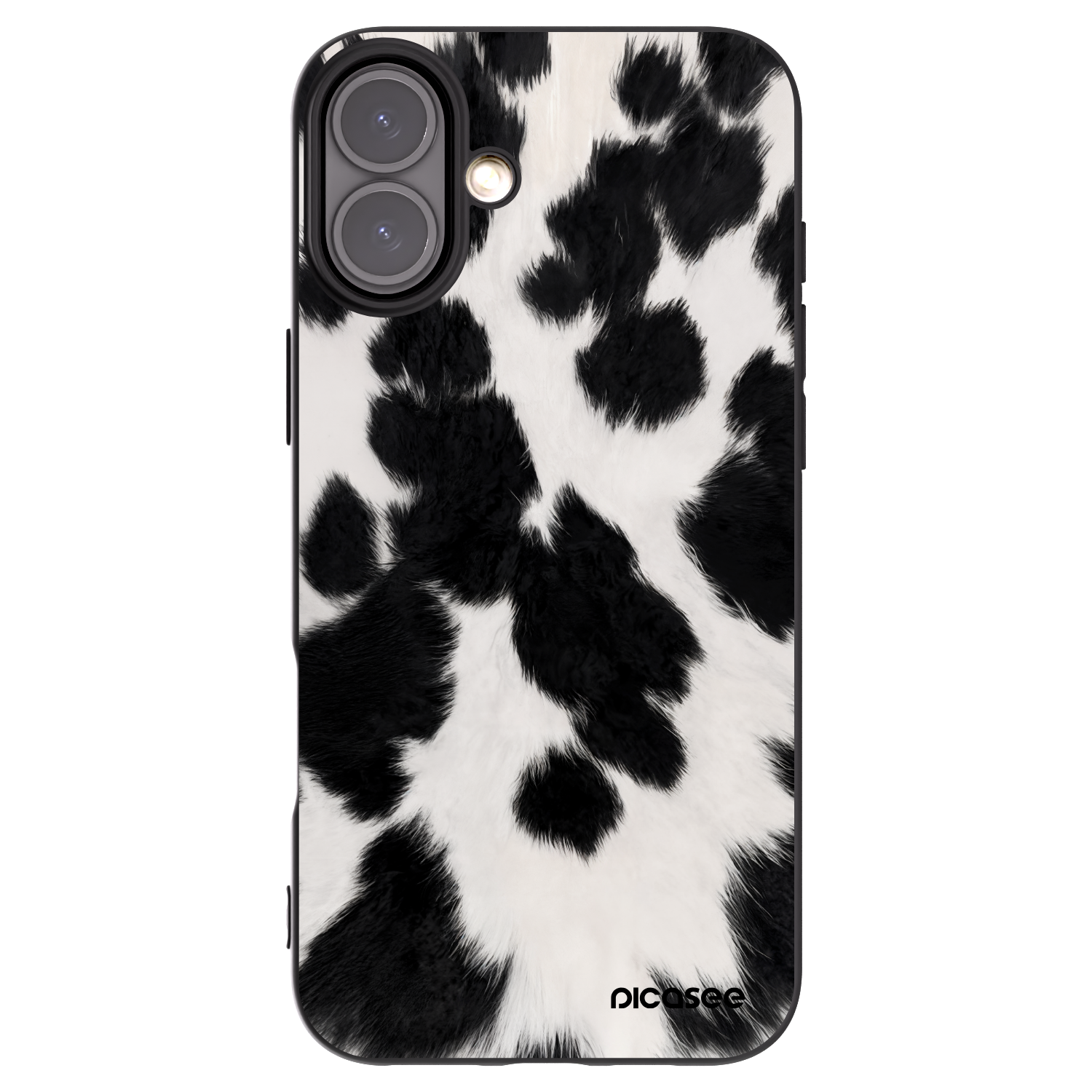Picasee Μαύρη θήκη σιλικόνης για Apple iPhone 16 Plus - Black Moo