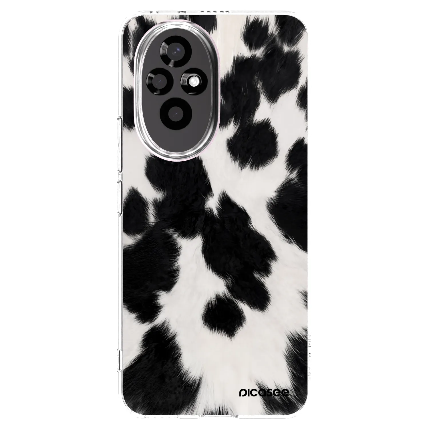Picasee διαφανής θήκη σιλικόνης Honor 200 5G - Black Moo