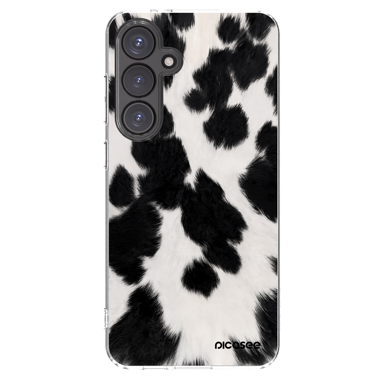 Picasee διαφανής θήκη σιλικόνης Samsung Galaxy S24 FE S721B - Black Moo