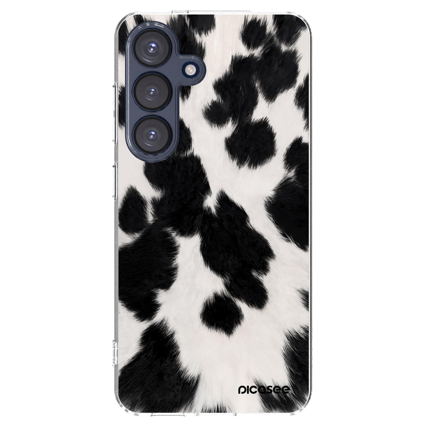 Picasee διαφανής θήκη σιλικόνης Samsung Galaxy S25 5G - Black Moo