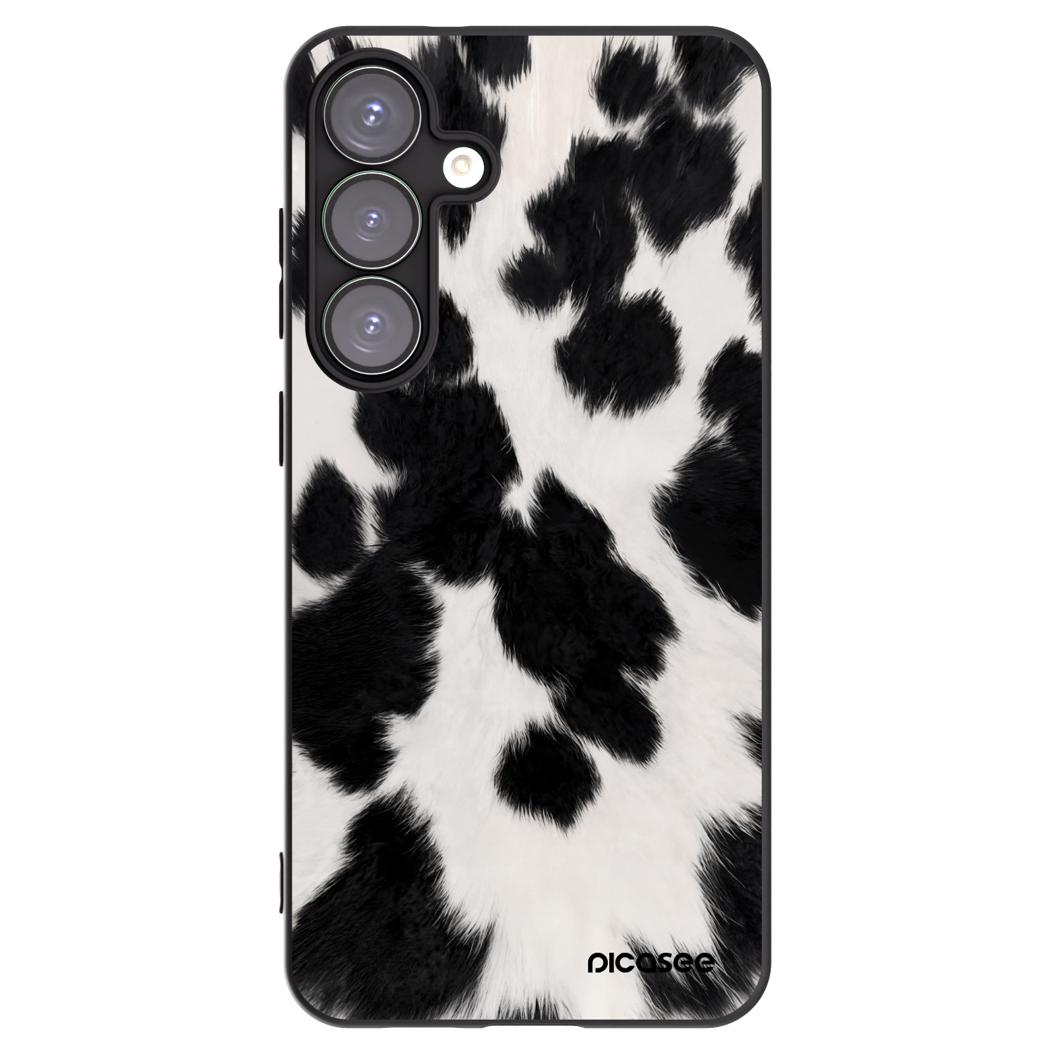 Picasee Μαύρη θήκη σιλικόνης για Samsung Galaxy S25+ 5G - Black Moo