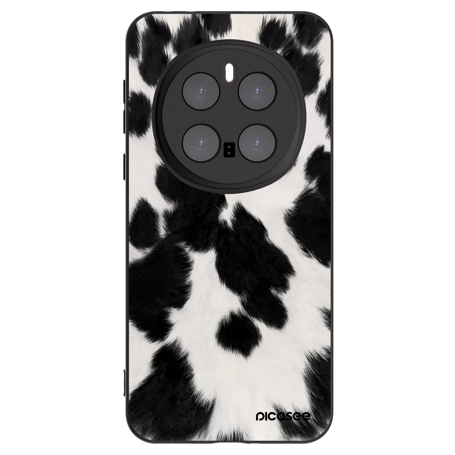 Picasee Μαύρη θήκη σιλικόνης για Honor Magic7 Pro 5G - Black Moo