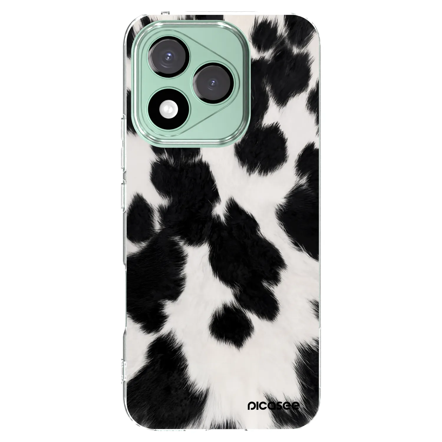 Picasee διαφανής θήκη σιλικόνης Honor 400 Lite 5G - Black Moo