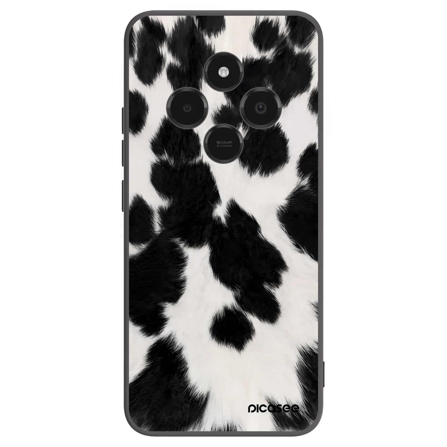 Picasee Μαύρη θήκη σιλικόνης για Xiaomi Poco C75 - Black Moo