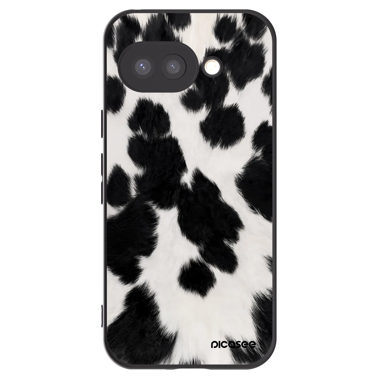 Picasee Μαύρη θήκη σιλικόνης για Google Pixel 9a - Black Moo