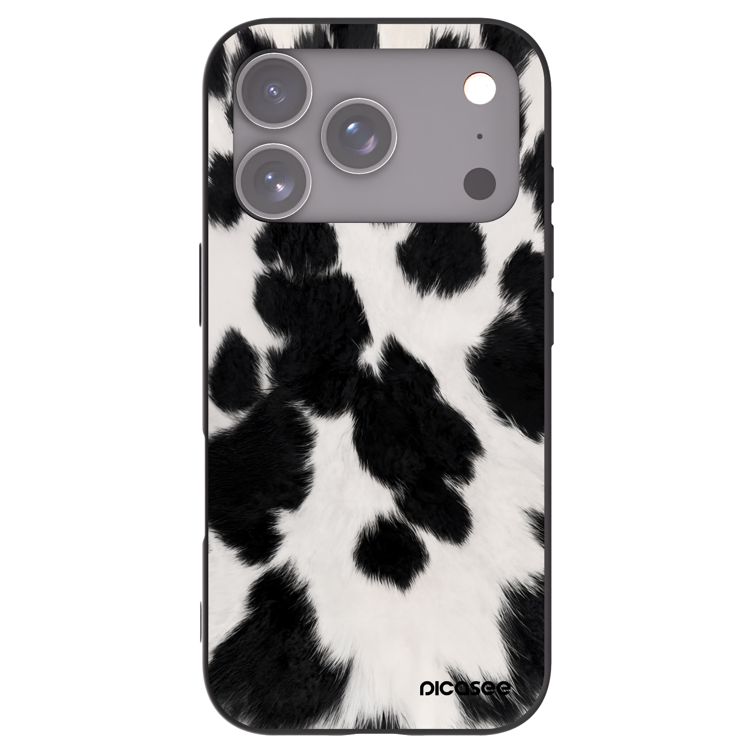 Picasee Μαύρη θήκη σιλικόνης για Apple iPhone 17 Pro - Black Moo