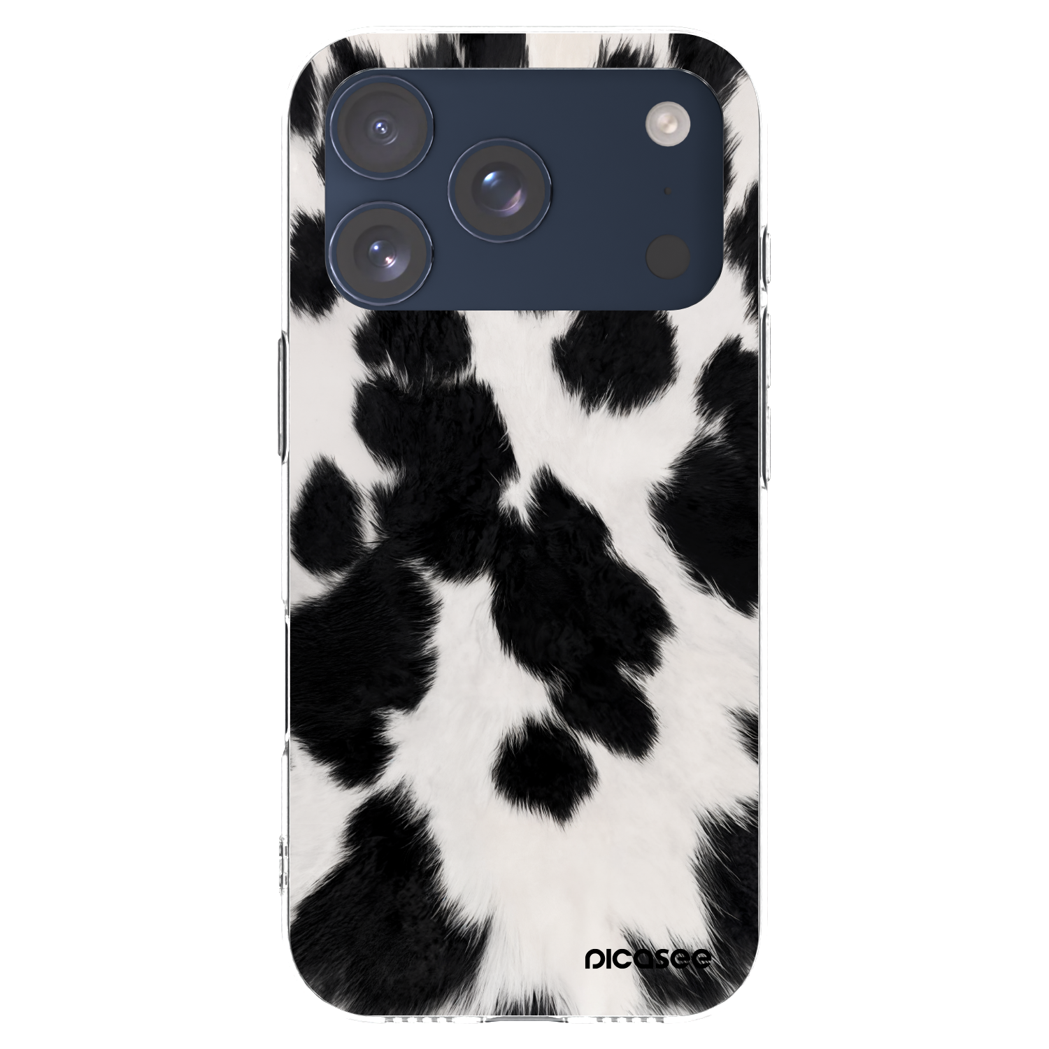 Picasee διαφανής θήκη σιλικόνης Apple iPhone 17 Pro - Black Moo