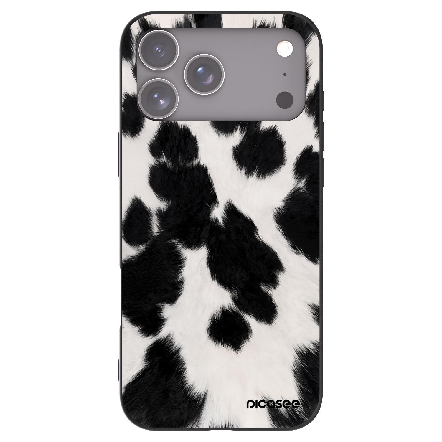 Picasee Μαύρη θήκη σιλικόνης για Apple iPhone 17 Pro Max - Black Moo