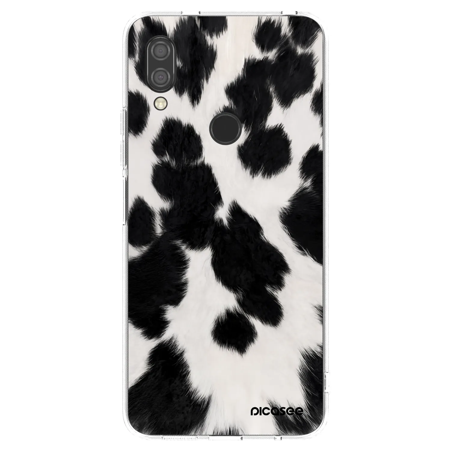 Picasee διαφανής θήκη σιλικόνης Xiaomi Redmi 7 - Black Moo