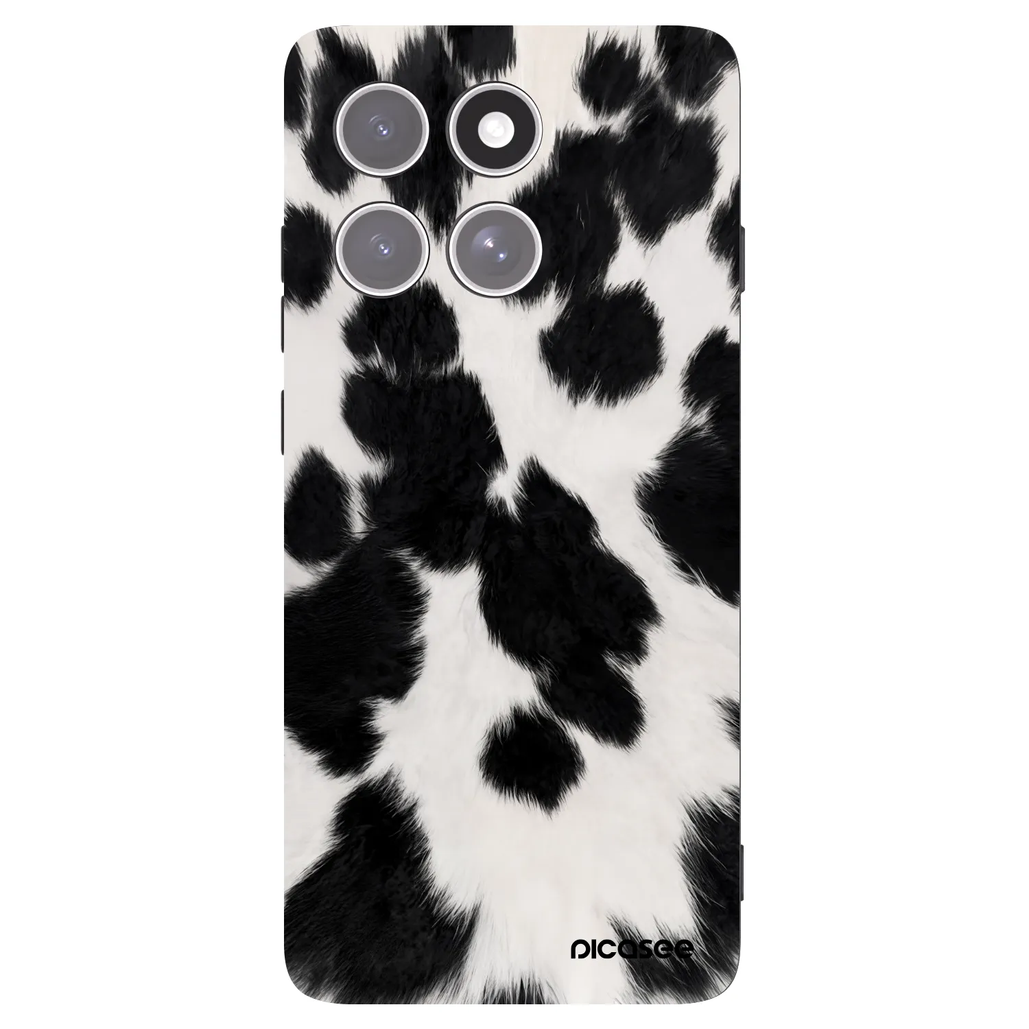 Picasee Μαύρη θήκη σιλικόνης για Motorola Edge 60 Pro - Black Moo