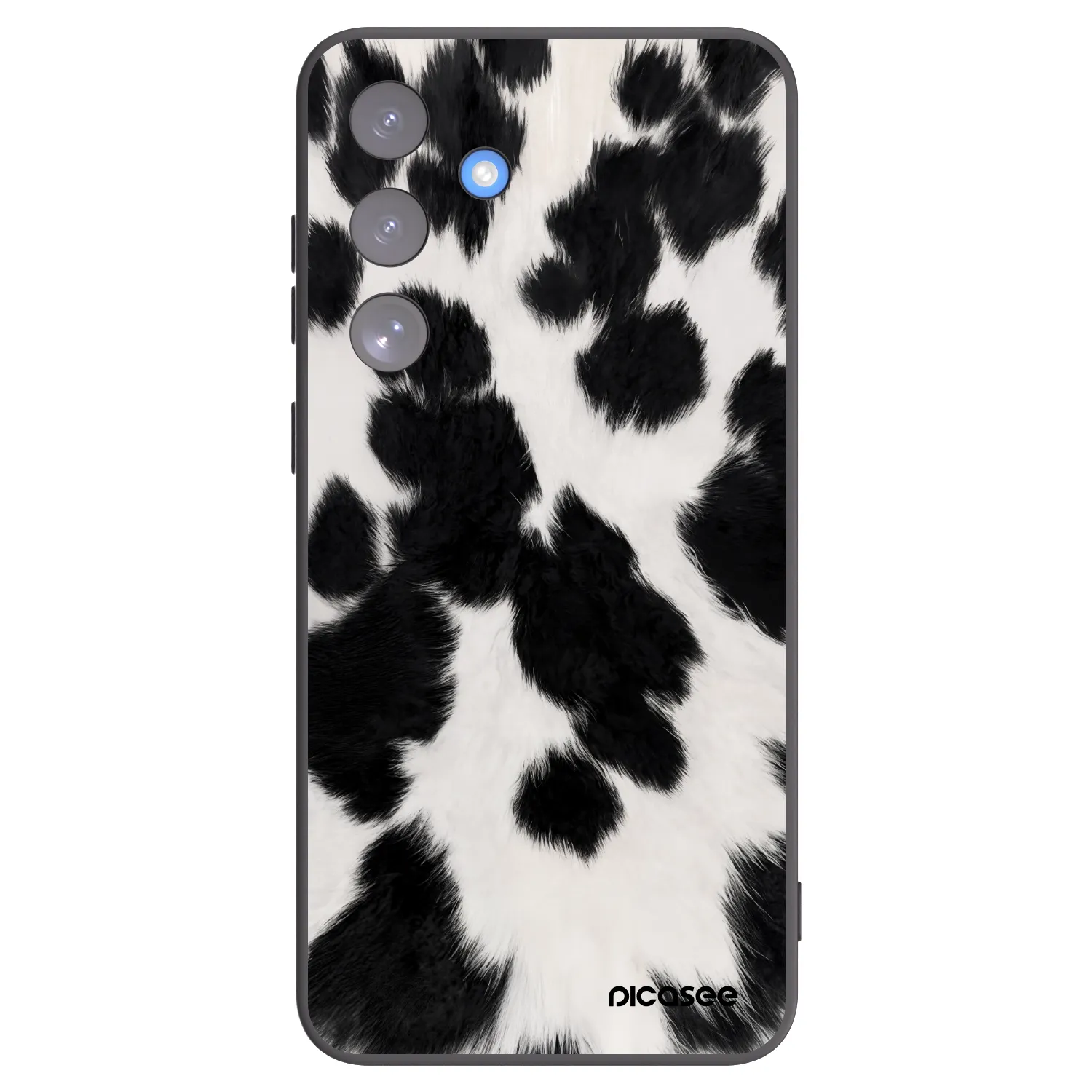 Picasee Μαύρη θήκη σιλικόνης για Samsung Galaxy S25 FE 5G - Black Moo