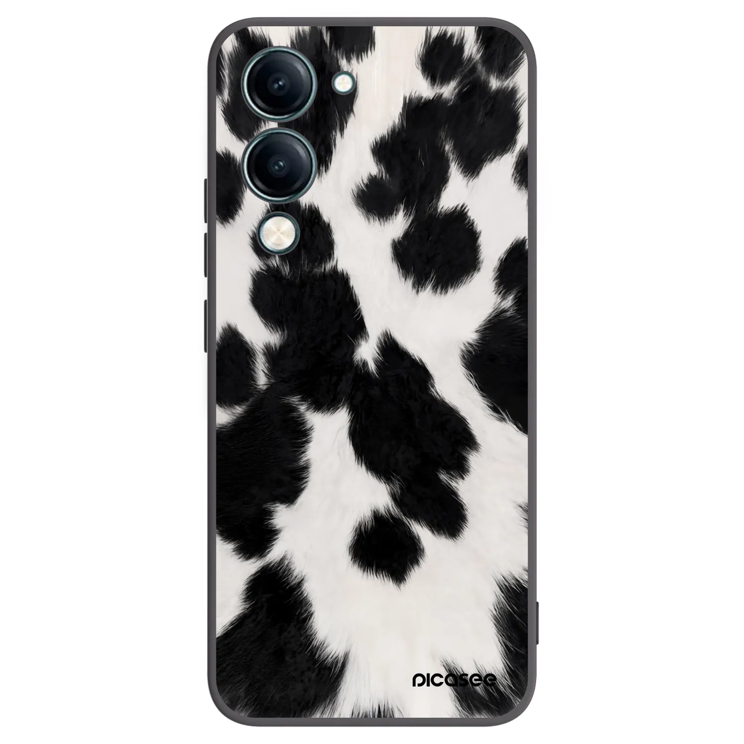 Picasee Μαύρη θήκη σιλικόνης για Vivo Y29s 5G - Black Moo