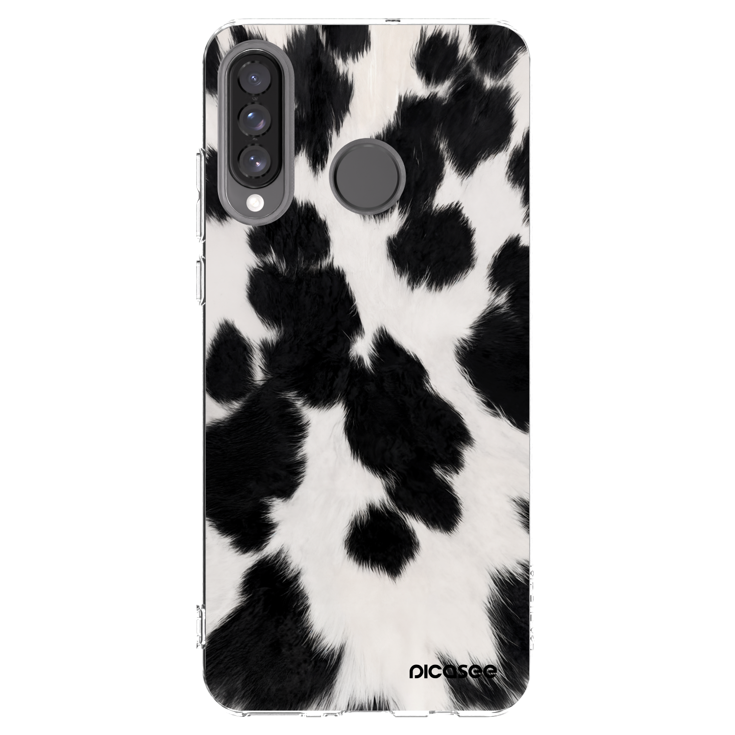 Picasee διαφανής θήκη σιλικόνης Huawei P30 Lite - Black Moo