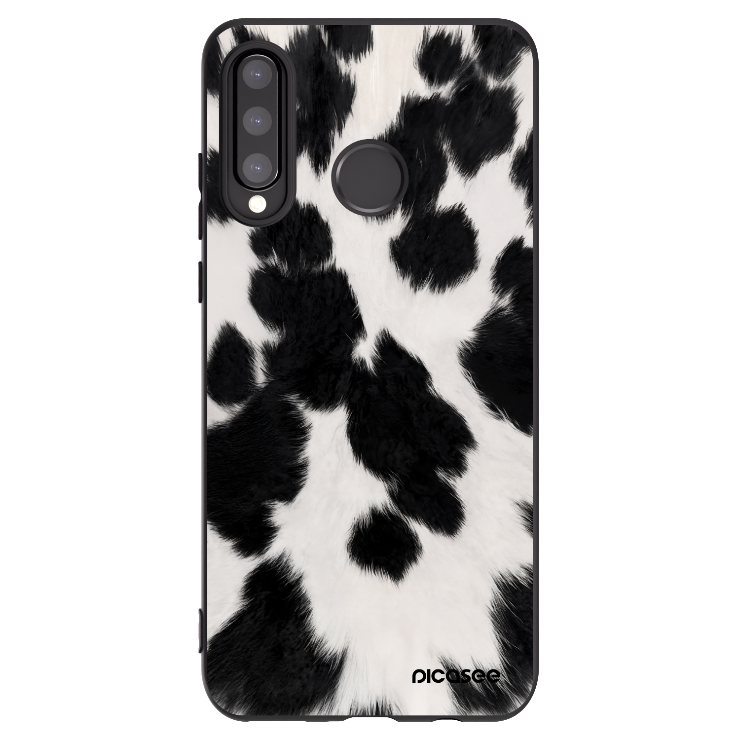 Picasee Μαύρη θήκη σιλικόνης για Huawei P30 Lite - Black Moo