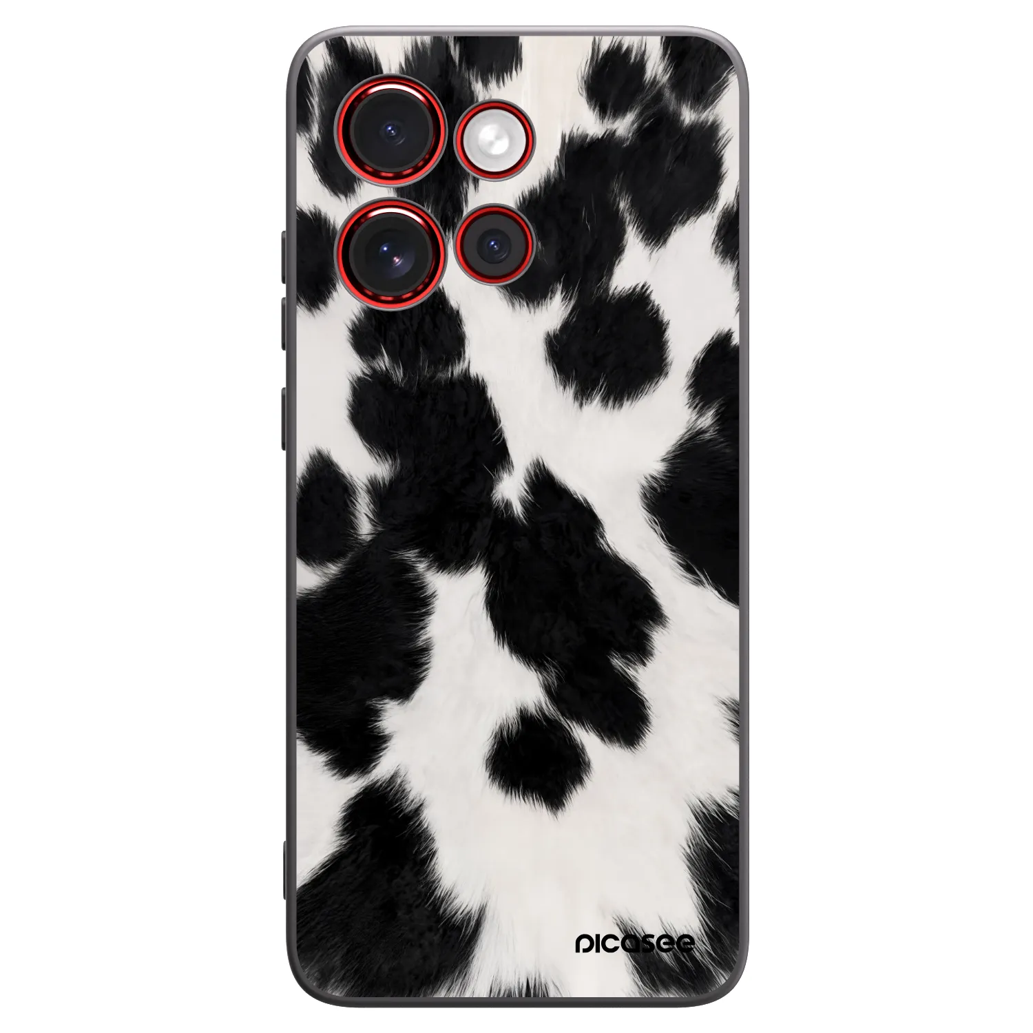 Picasee Μαύρη θήκη σιλικόνης για Motorola Edge 60 Neo 5G - Black Moo
