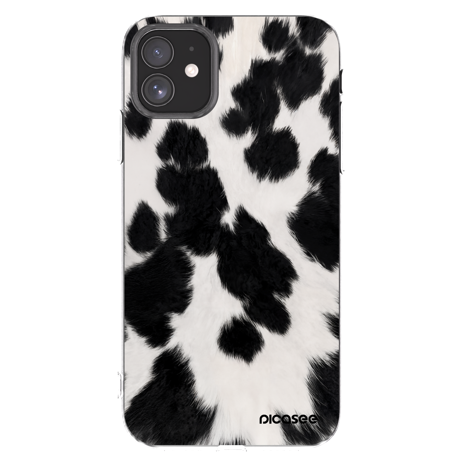 Picasee διαφανής θήκη σιλικόνης Apple iPhone 11 - Black Moo