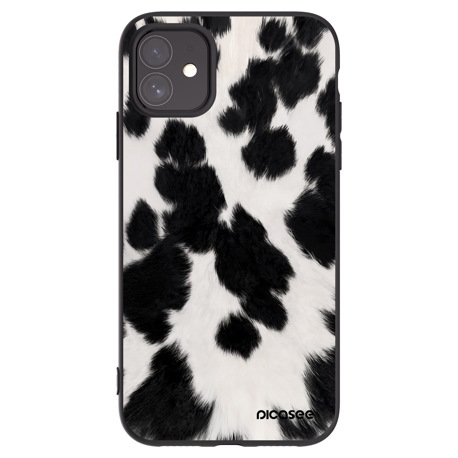 Picasee Μαύρη θήκη σιλικόνης για Apple iPhone 11 - Black Moo