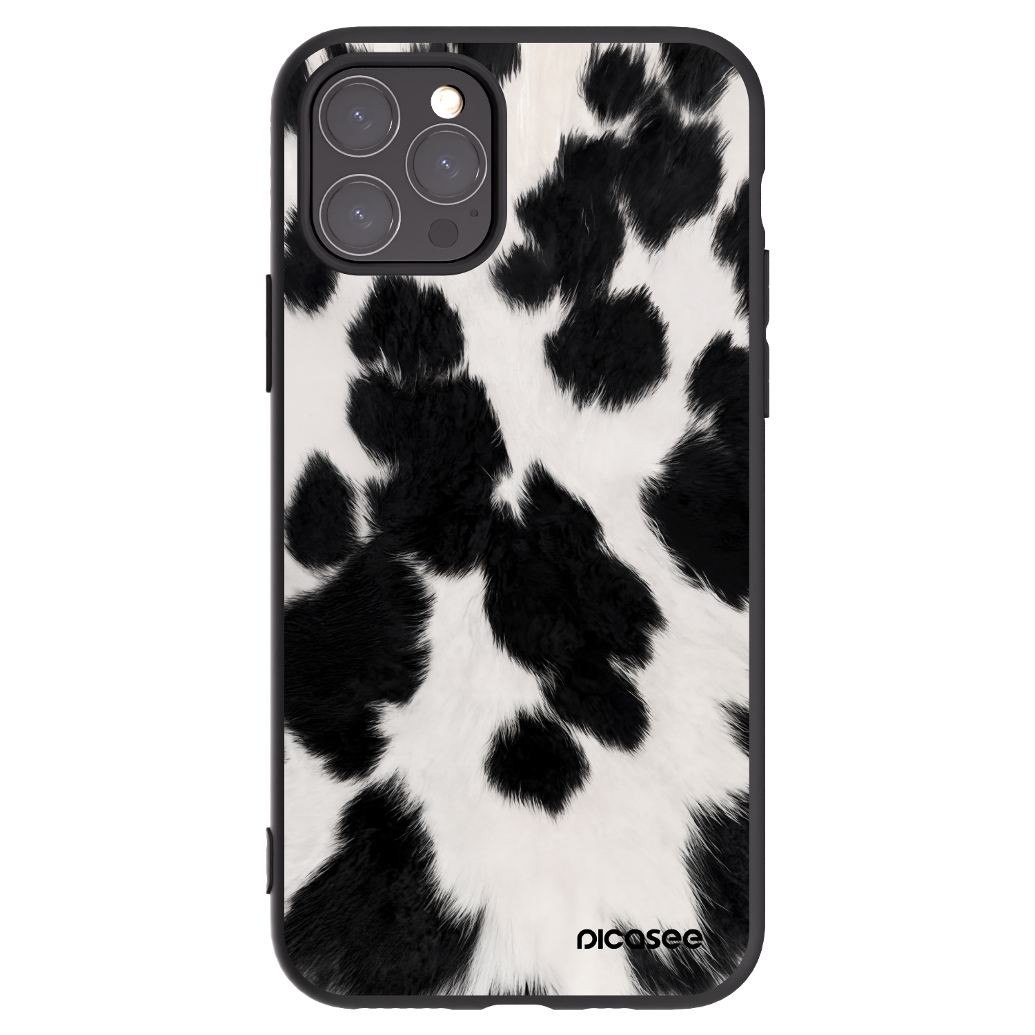 Picasee Μαύρη θήκη σιλικόνης για Apple iPhone 11 Pro - Black Moo