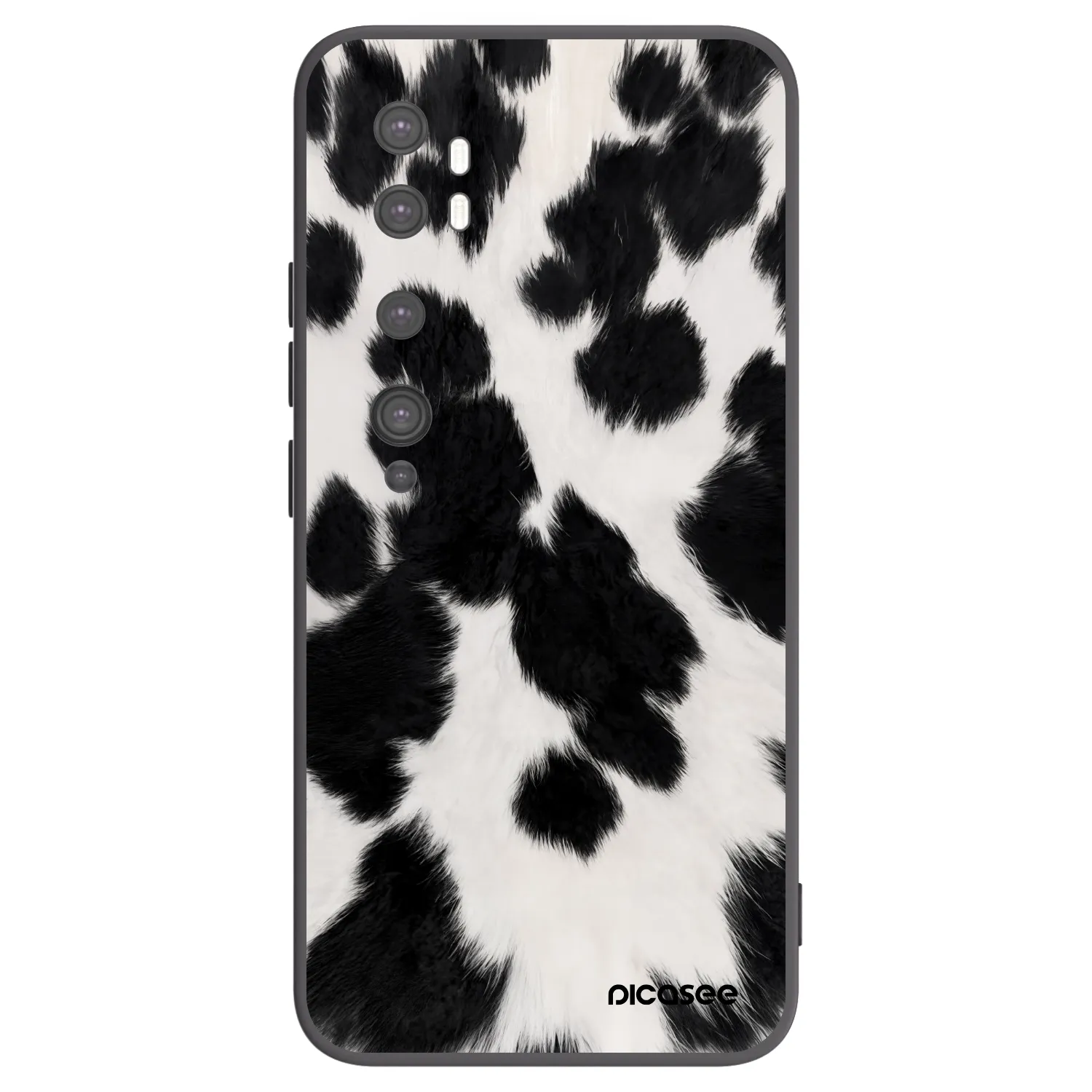 Picasee Μαύρη θήκη σιλικόνης για Xiaomi Mi Note 10 (Pro) - Black Moo