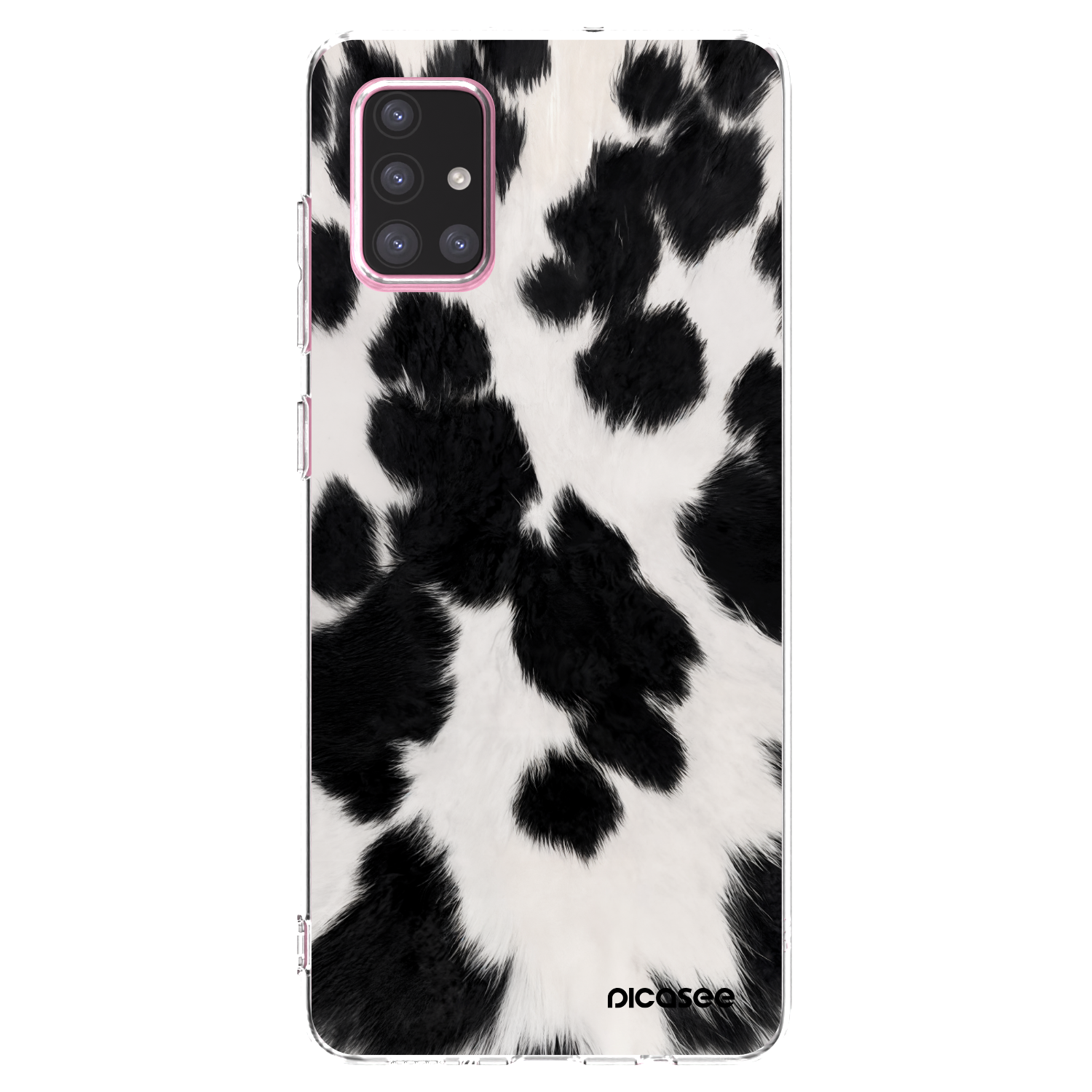 Picasee διαφανής θήκη σιλικόνης Samsung Galaxy A71 A715F - Black Moo