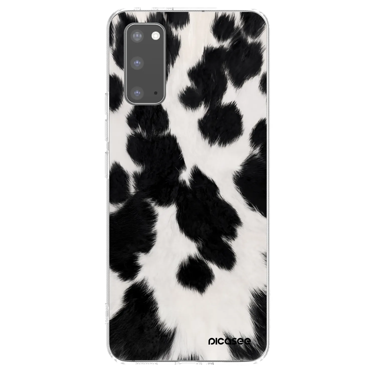 Picasee διαφανής θήκη σιλικόνης Samsung Galaxy S20 G980F - Black Moo