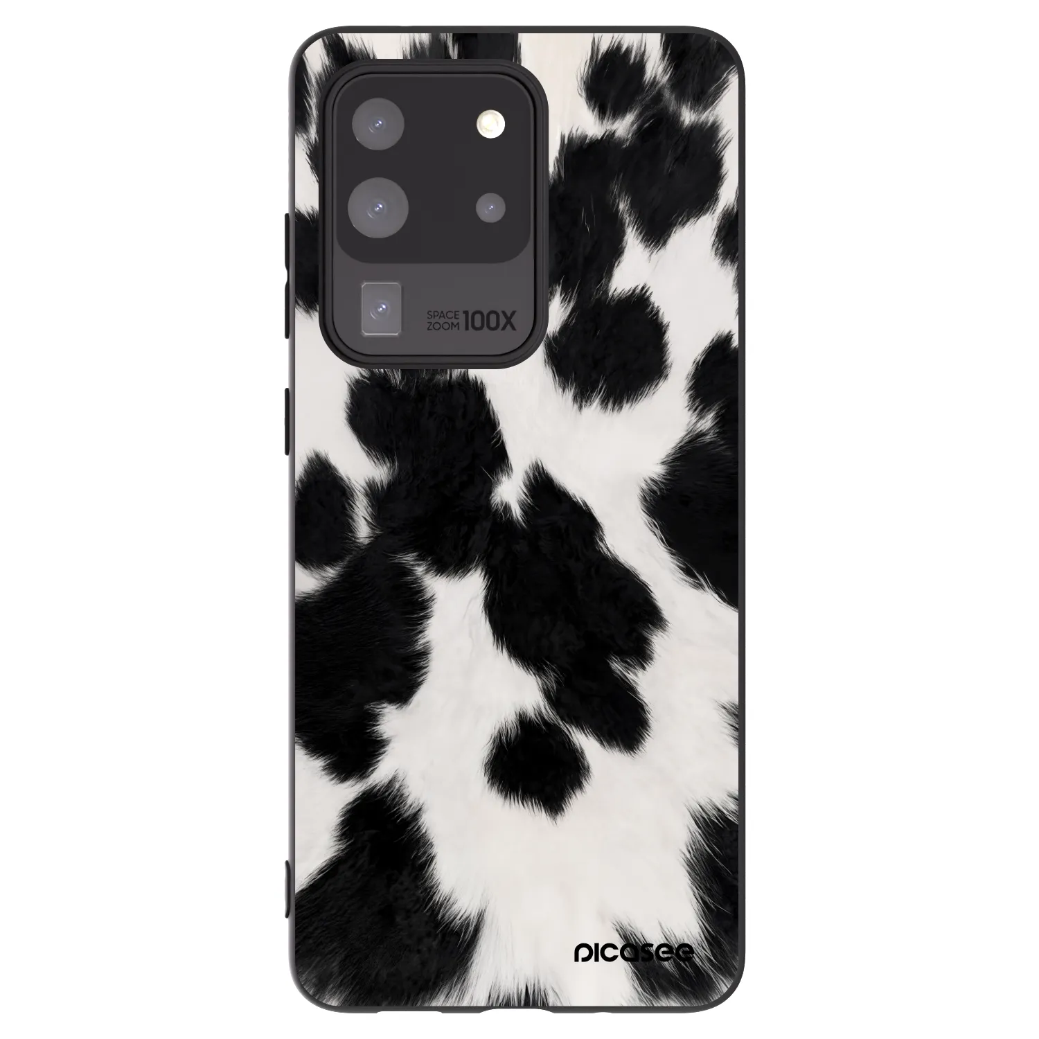 Picasee Μαύρη θήκη σιλικόνης για Samsung Galaxy S20 Ultra 5G G988F - Black Moo